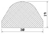 MZS 25134 - EPDM rubber profiles - Semi-circle, D-profiles
