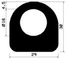 HR 0867 - EPDM rubber profiles - Semi-circle, D-profiles