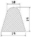 MZS 25337 - EPDM sponge profiles - Semi-circle, D-profiles