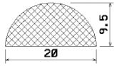 MZS 25341 - EPDM rubber profiles - Semi-circle, D-profiles