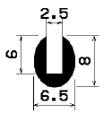 TU1- 1132 - silicone profiles - U shape profiles