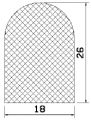 50200 - Silikonschaumgummiprofile - Halbrundprofile / D-Profile 50200 - Silikonschaumgummiprofile - Halbrundprofile / D-Profile