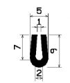 TU1- 1184 - rubber profiles - U shape profiles