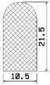 50270 - Silikonschaumgummiprofile - Halbrundprofile / D-Profile 50270 - Silikonschaumgummiprofile - Halbrundprofile / D-Profile