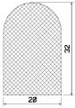 50430 - Silikonschaumgummiprofile - Halbrundprofile / D-Profile 50430 - Silikonschaumgummiprofile - Halbrundprofile / D-Profile