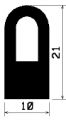 Hr 2113 - szilikon gumiprofilok - Félkör alakú, D-profilok