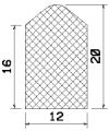 50570 - Silikonschaumgummiprofile - Halbrundprofile / D-Profile 50570 - Silikonschaumgummiprofile - Halbrundprofile / D-Profile