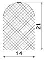 50630 - Silikonschaumgummiprofile - Halbrundprofile / D-Profile 50630 - Silikonschaumgummiprofile - Halbrundprofile / D-Profile