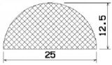 50030 - Silikonschaumgummiprofile - Halbrundprofile / D-Profile 50030 - Silikonschaumgummiprofile - Halbrundprofile / D-Profile