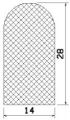 50051 - Silikonschaumgummiprofile - Halbrundprofile / D-Profile 50051 - Silikonschaumgummiprofile - Halbrundprofile / D-Profile