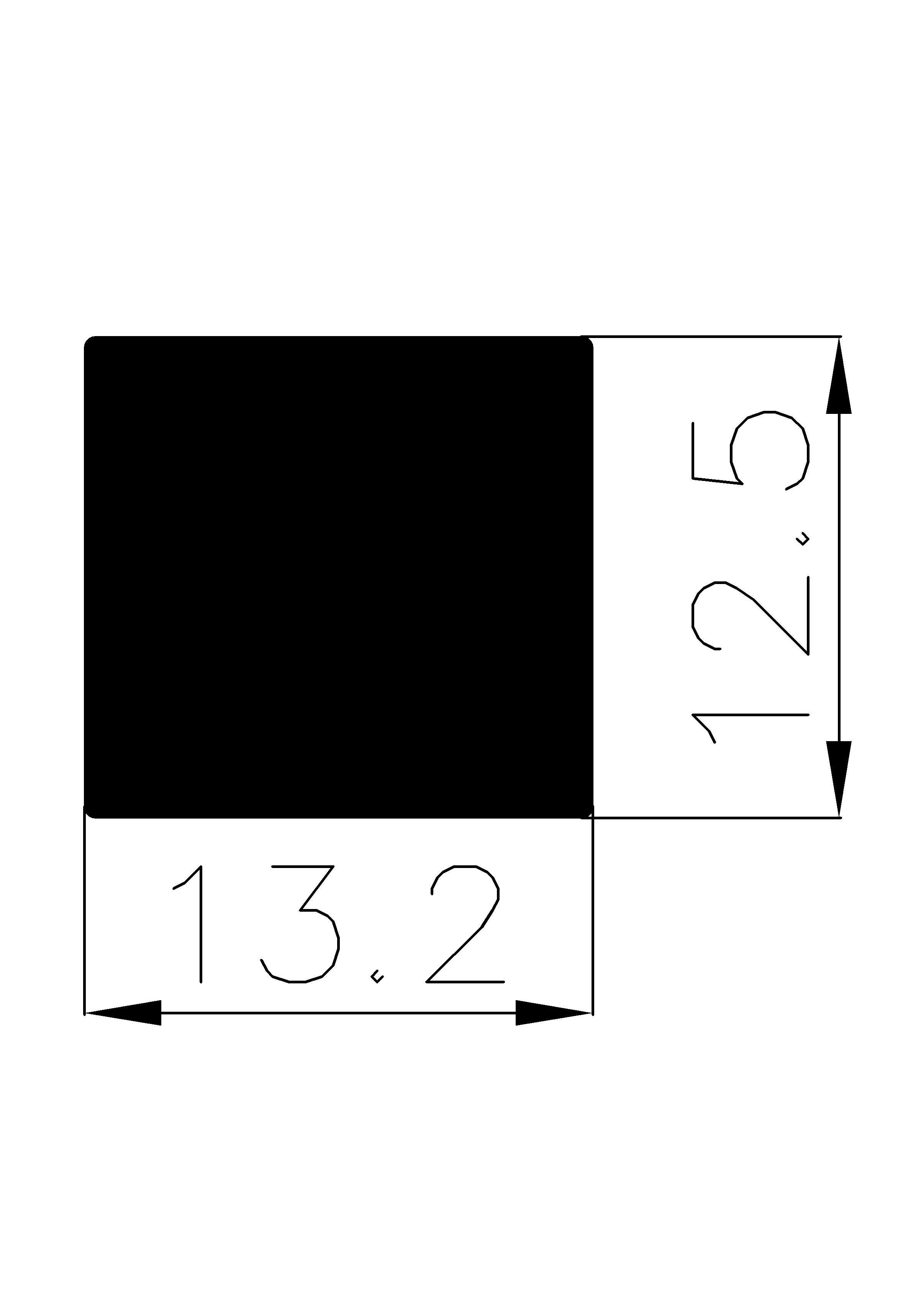 00200365KG - szilikon szivacs gumiprofilok - Négyszögalakú profilok