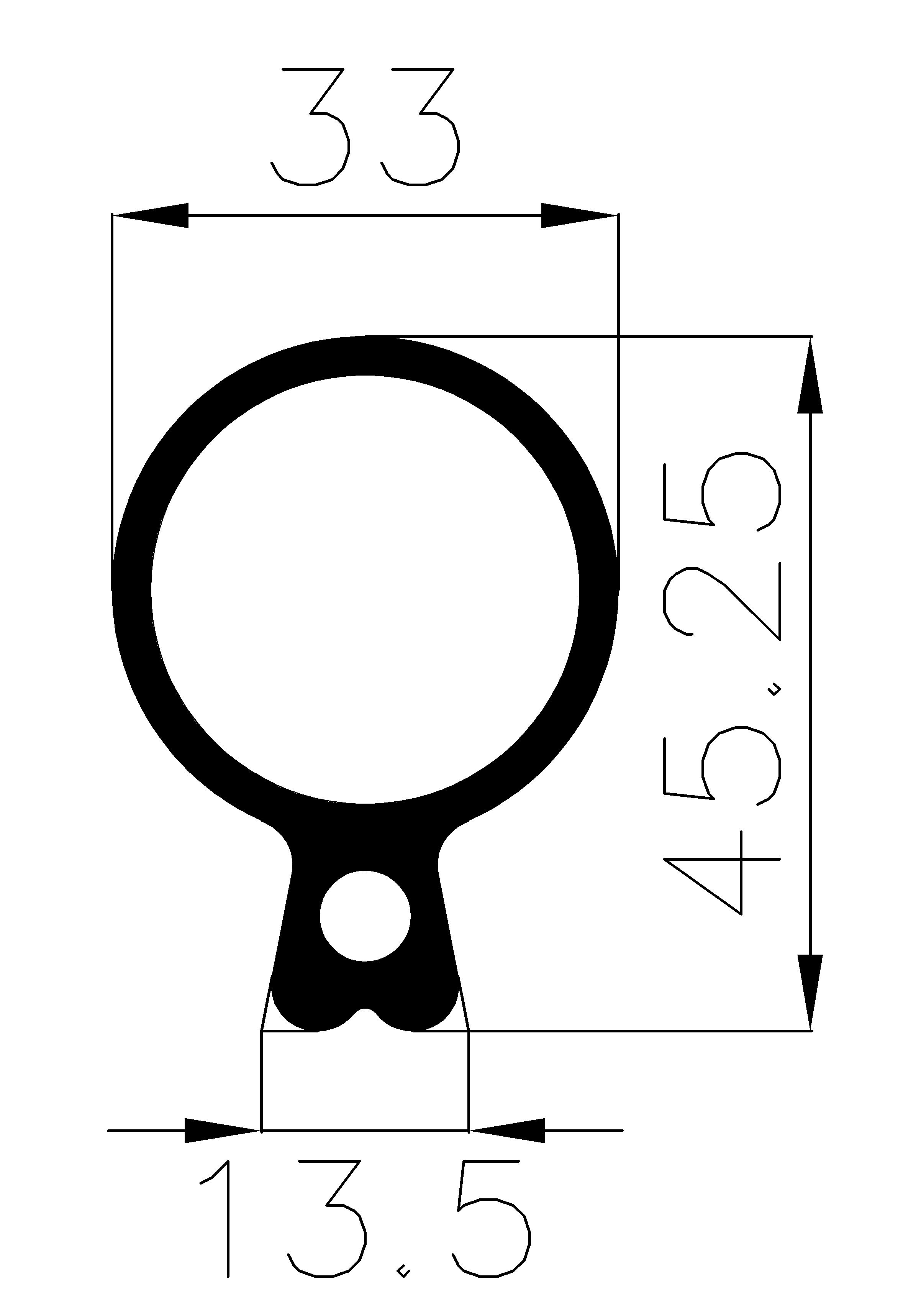 00510365KG - rubber profile - Door-frame profiles