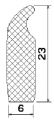 MZS 25042 - EPDM-Schwammgummi-Profile - Türscheiben- Fensterdichtungsprofile MZS 25042 - EPDM-Schwammgummi-Profile - Türscheiben- Fensterdichtungsprofile