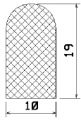 MZS 25091 - EPDM sponge profiles - Semi-circle, D-profiles