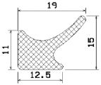 MZS 25102 - Gummiprofile - Türscheiben- Fensterdichtungsprofile MZS 25102 - Gummiprofile - Türscheiben- Fensterdichtungsprofile