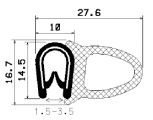 SD-0351 - Co-Ex-Profile mit Metalleinsätze - Kantenschutzprofile SD-0351 - Co-Ex-Profile mit Metalleinsätze - Kantenschutzprofile