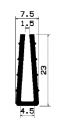 TU1- 0350 - EPDM-Gummi -Profile - U-Profile