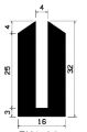 TU1- 0367 - EPDM-Gummi -Profile - U-Profile