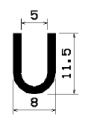 TU1- 0484 - EPDM-Gummi -Profile - U-Profile