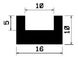 TU1- 0533 - EPDM-Gummi -Profile - U-Profile