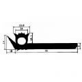 FN 2509 - EPDM-Gummi-Profile - Fahnenprofile bzw. P-Profile