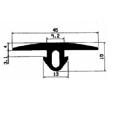 FA 2609 - rubber profiles - Cover and T-profiles