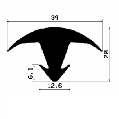 FA 2648 - rubber profiles - Cover and T-profiles