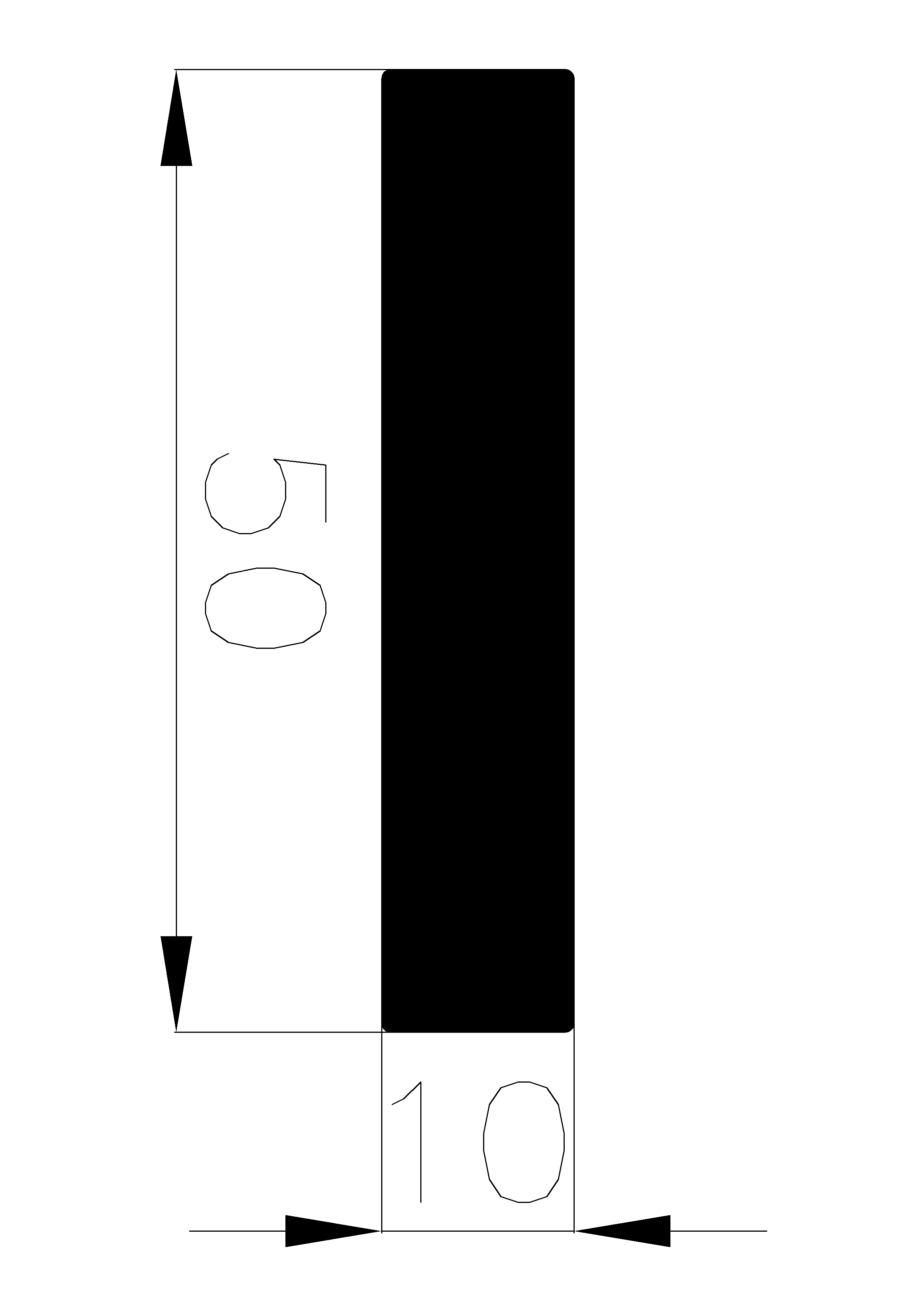 10230365KG - rubber profiles - Square profiles