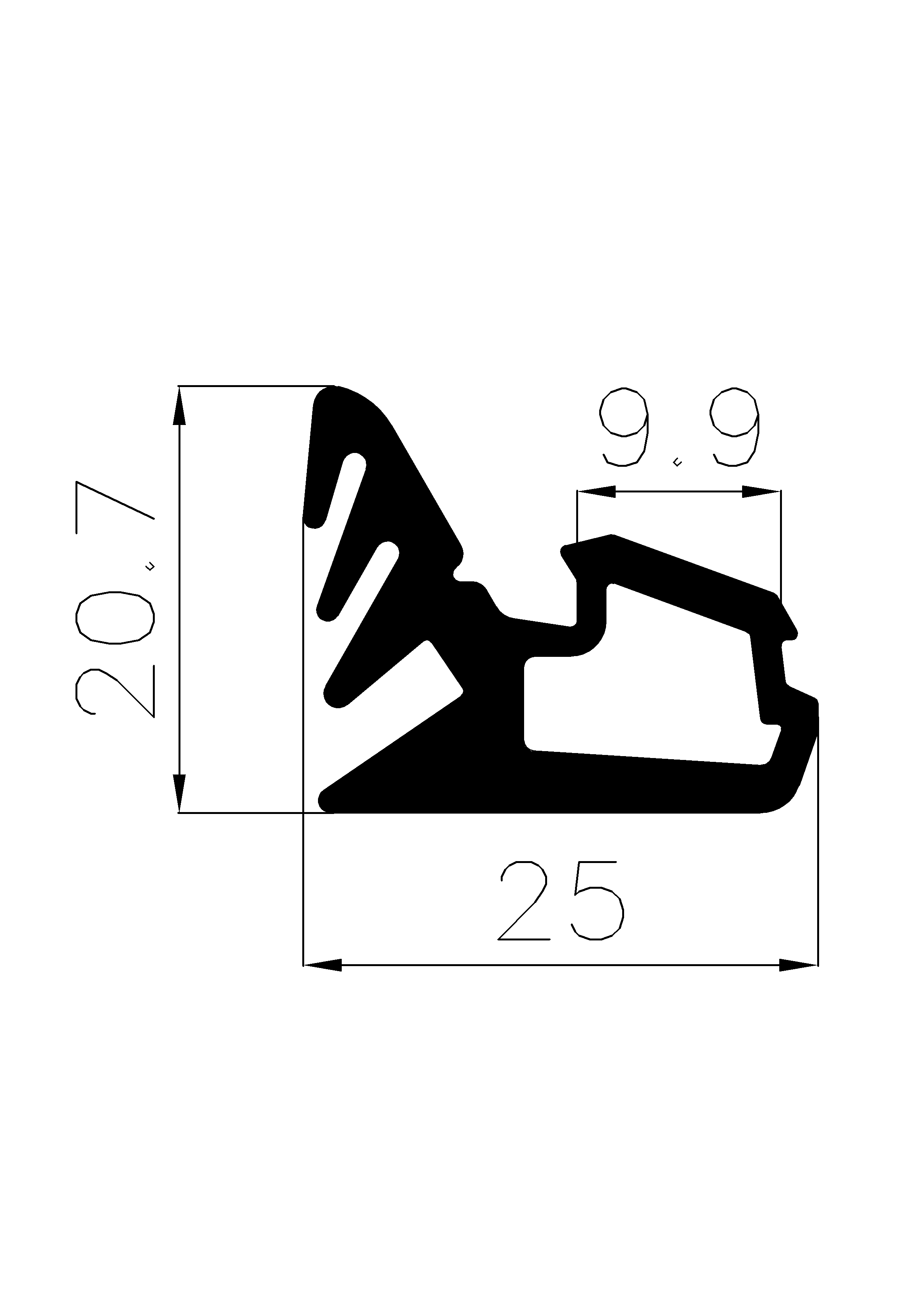 11750365KG - Other gasket profiles