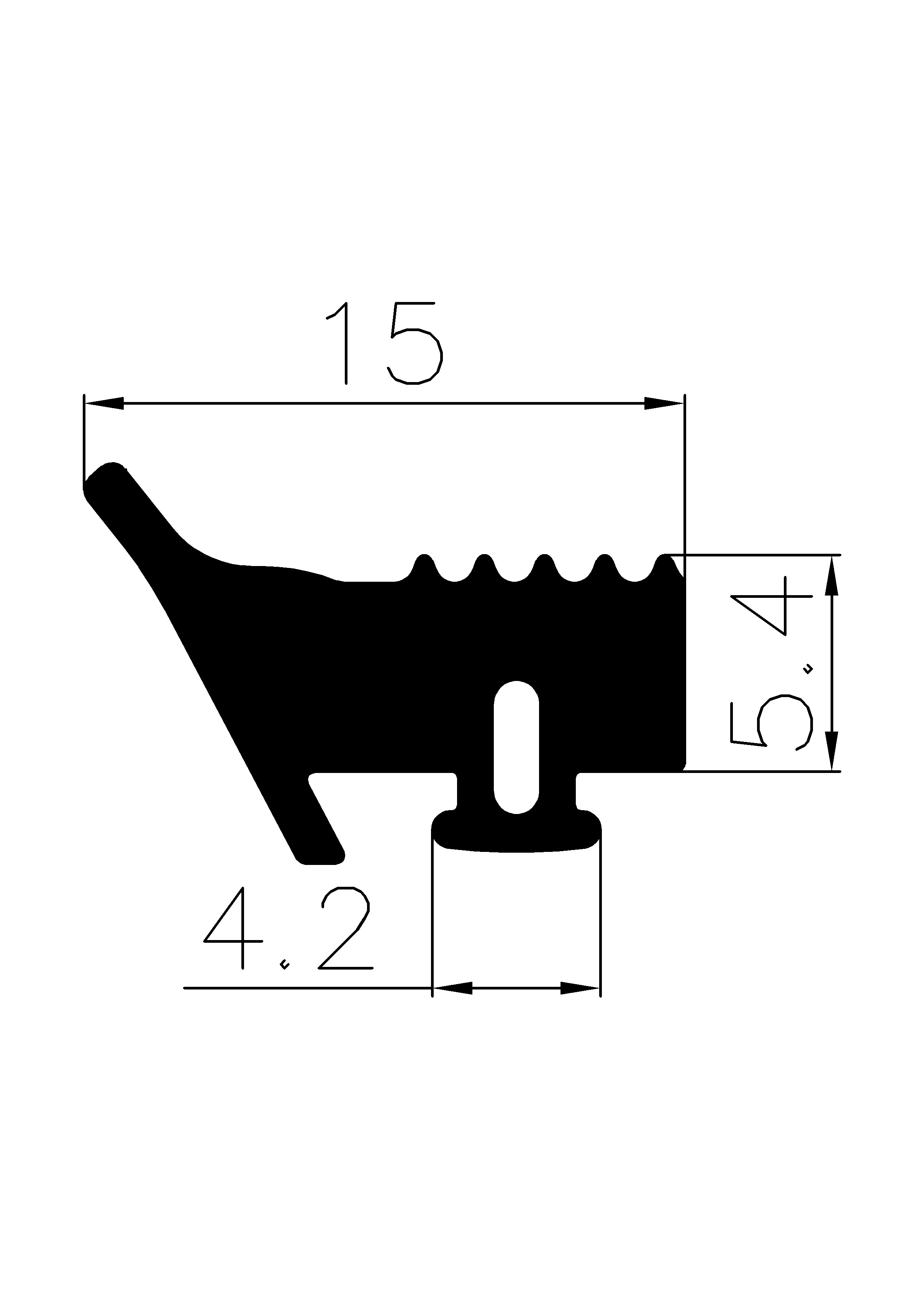 12310380KG - Verglasunsprofile