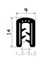 SD-0523 - Co-Ex-Profile mit Metalleinsätze - Kantenschutzprofile SD-0523 - Co-Ex-Profile mit Metalleinsätze - Kantenschutzprofile