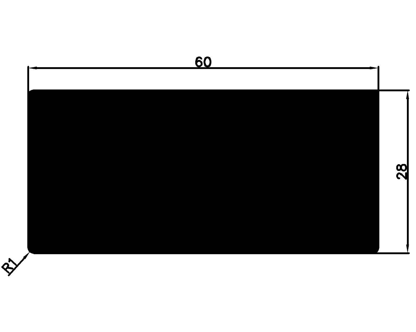 15620403KG - Schaumgummiprofile bzw. Moosgummiprofile - Rechteck-Profile