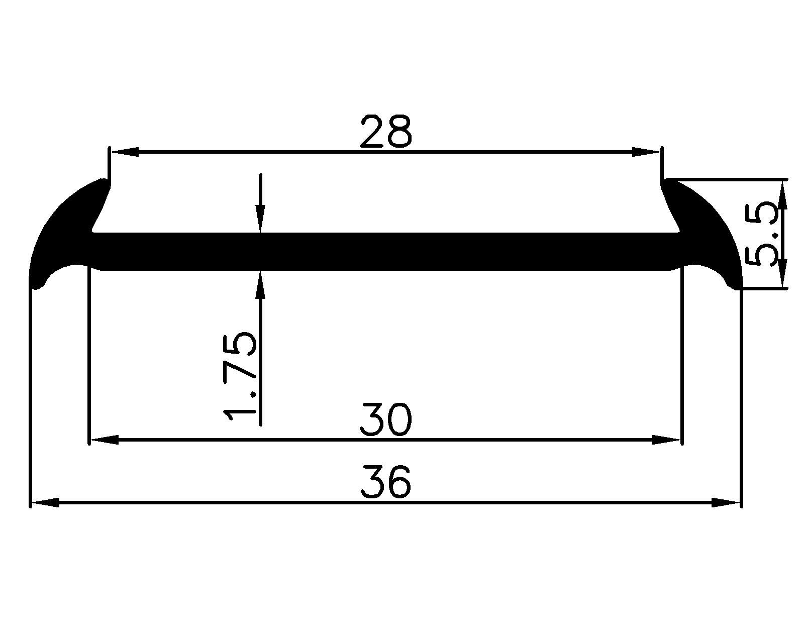 15770365KG - EPDM-Profile - Schutzmaskenprofile