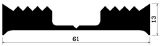 F 0580 - EPDM-Profile - Schutzmaskenprofile