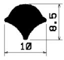 KL FR 0384 - Dichtungs-Silikonprofile - Klemmprofile / Befestigungs- und Dichtungsprofile KL FR 0384 - Dichtungs-Silikonprofile - Klemmprofile / Befestigungs- und Dichtungsprofile