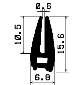 TU1- 0317 - Silikon Profile - U-Profile