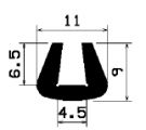 TU1- 0643 - EPDM-Gummi -Profile - U-Profile TU1- 0643 - EPDM-Gummi -Profile - U-Profile