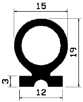 RT 0431 - EPDM-Kautschukprofile - Rolltor- und Fingerschutzprofile