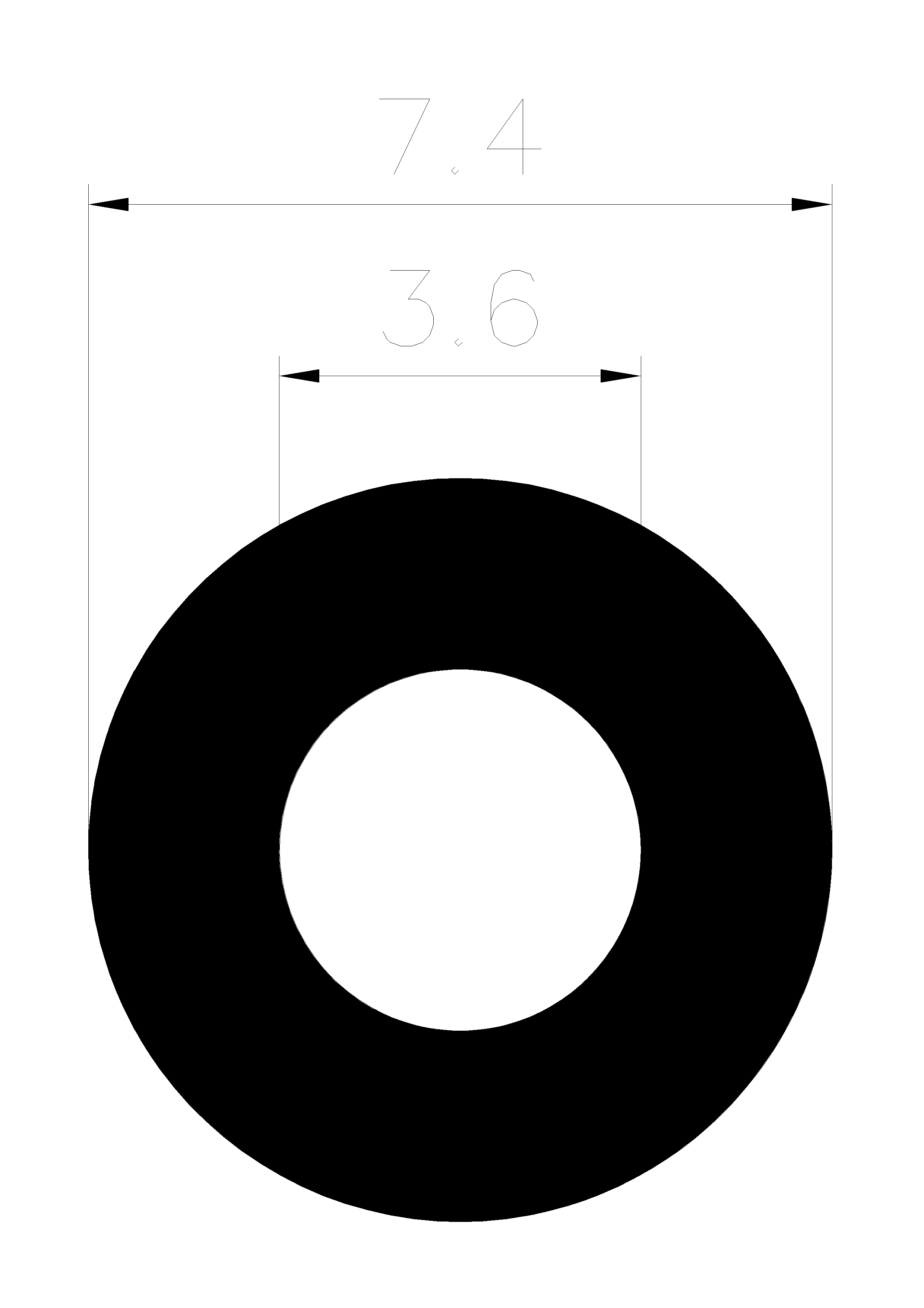 18250370KG - EPDM rubber profiles - Tube profiles