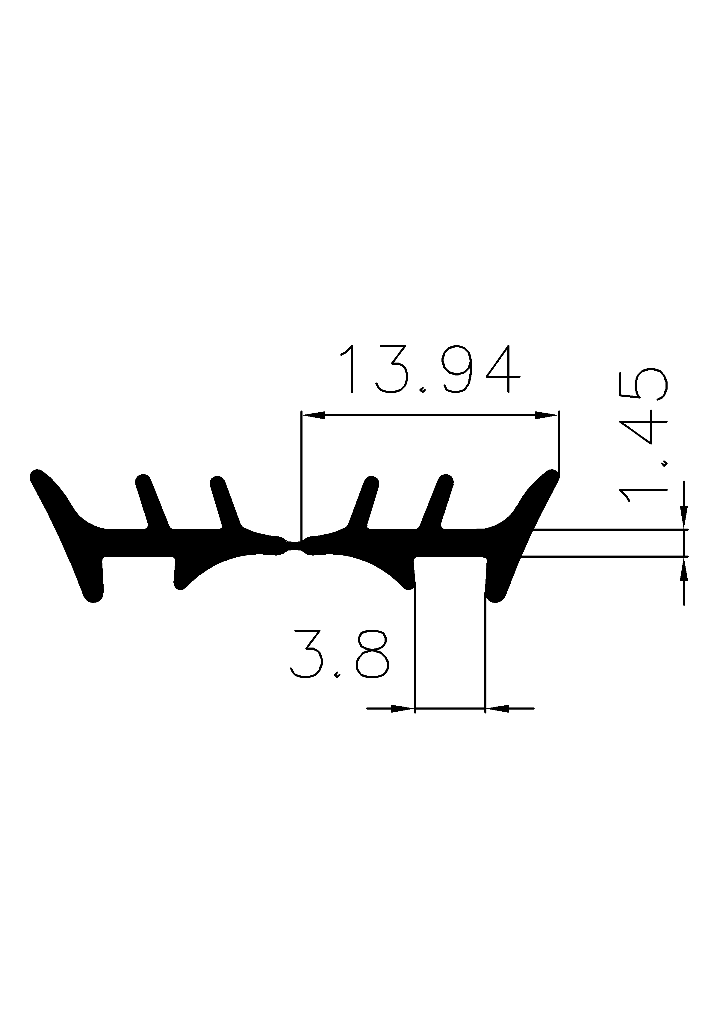 2000380KG - Verglasunsprofile