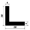 Wi 0684 - Gummi-„L”-Profil - Winkelprofile / L-Profile