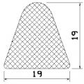 MZS 25633 - EPDM-Schaumgummi-Profile - Halbrundprofile / D-Profile