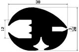 KL 1402 - EPDM Dichtungs-Gummiprofile - Klemmprofile / Befestigungs- und Dichtungsprofile KL 1402 - EPDM Dichtungs-Gummiprofile - Klemmprofile / Befestigungs- und Dichtungsprofile