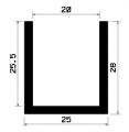 TU1- 0944 - EPDM-Gummi -Profile - U-Profile TU1- 0944 - EPDM-Gummi -Profile - U-Profile
