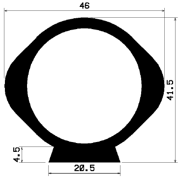 RT 0949 - EPDM-Kautschukprofile - Rolltor- und Fingerschutzprofile