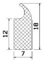 MZS 25001 1B= 50 m - EPDM-Schwammgummi-Profile - Türscheiben- Fensterdichtungsprofile MZS 25001 1B= 50 m - EPDM-Schwammgummi-Profile - Türscheiben- Fensterdichtungsprofile