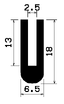 TU1- 1011 - Silikon Profile - U-Profile