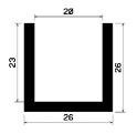 TU1- 1034 - EPDM-Gummi -Profile - U-Profile TU1- 1034 - EPDM-Gummi -Profile - U-Profile