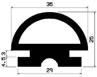 RT 1088 - Silikon-Kautschukprofilen - Rolltor- und Fingerschutzprofile