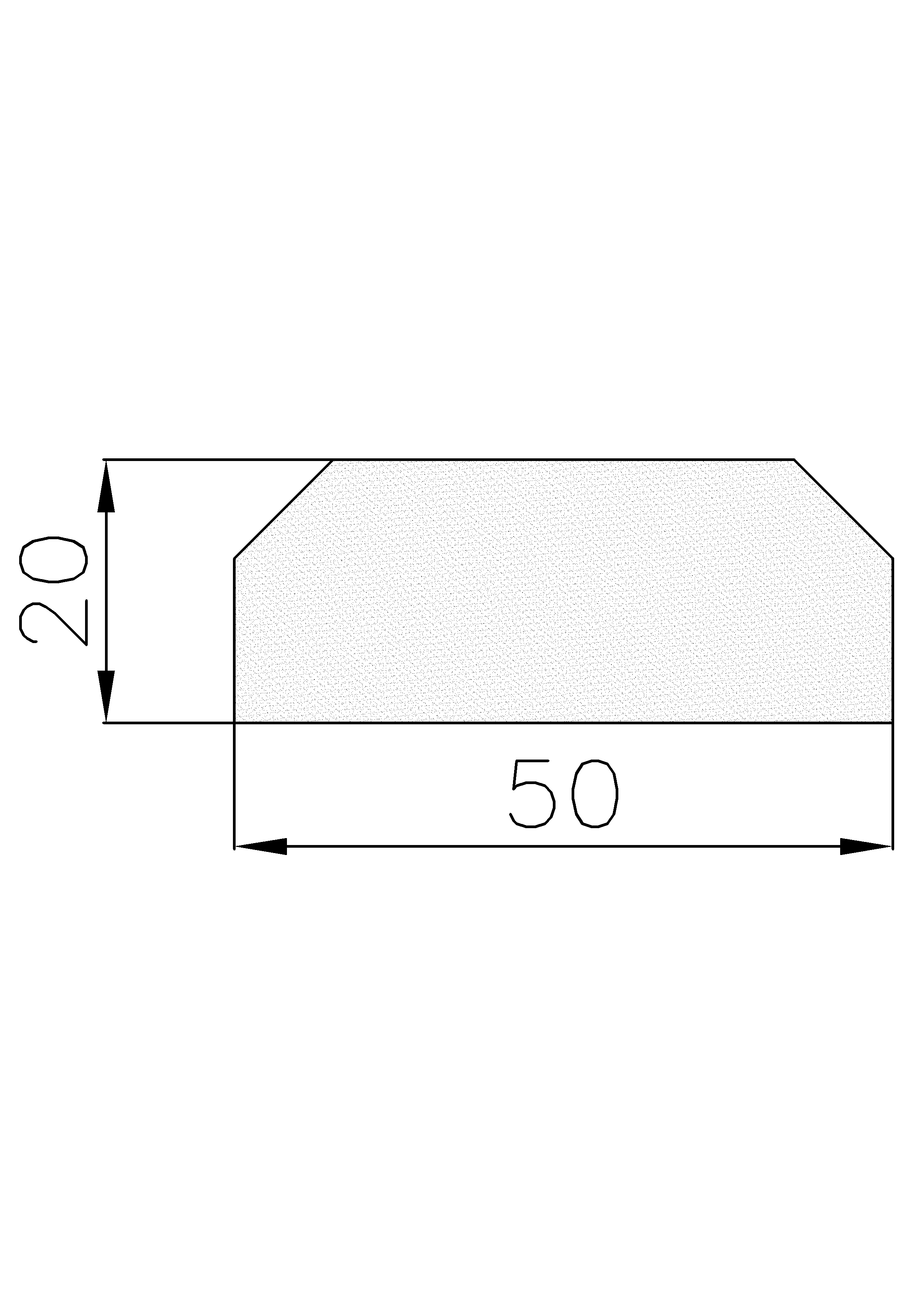 3800550KG - sponge profiles - Square profiles